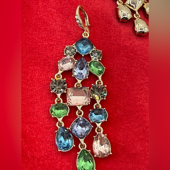 GIVENCHY PRE-LOVED 2000 Edwardian Revival Chandelier Earrings - Picture 7 of 11